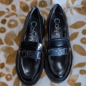 Calvin Klein Women's Black Loafers